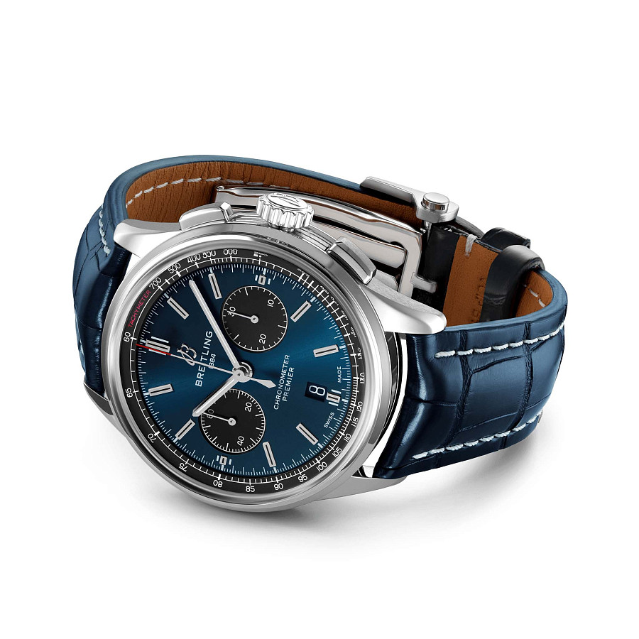 Часы Breitling Premier B01 Chronograph 42 AB0118221C1P1 — сталь металл, Швейцария