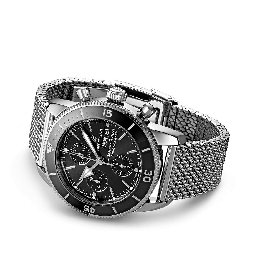 Часы Breitling Superocean Heritage Chronograph 44 A13313121B1A1 — металл сталь, Швейцария