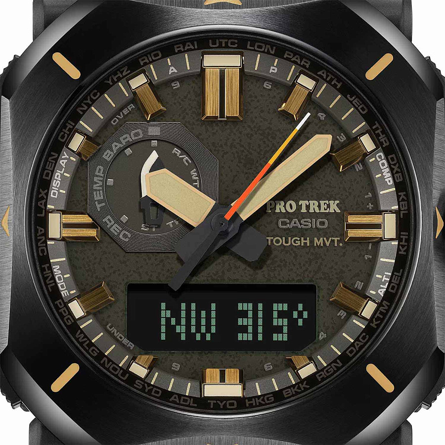 Часы Casio Pro Trek PRW-6900Y-3ER — кварцевые, Япония, мужские