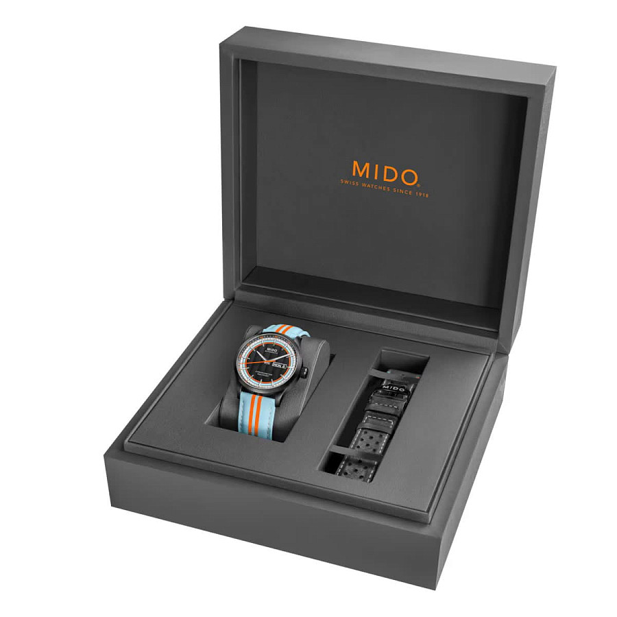 Часы Mido Multifort Chronometer 1 Racer M038.431.36.051.00 — кожаный, мужские