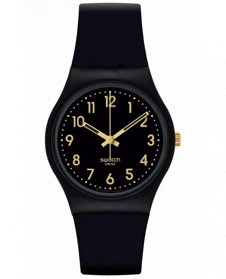 Часы Swatch Gent Biosourced Standard SO28B113 — женские, черный
