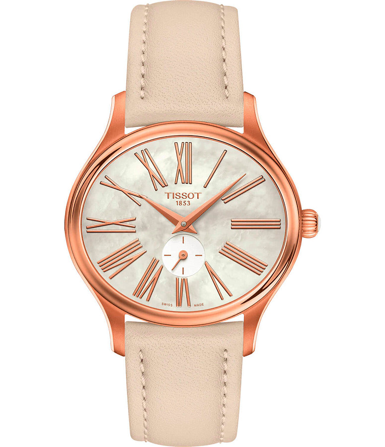 Часы Tissot Bella Ora Oval T103.310.36.113.01 — женские, перламутровый