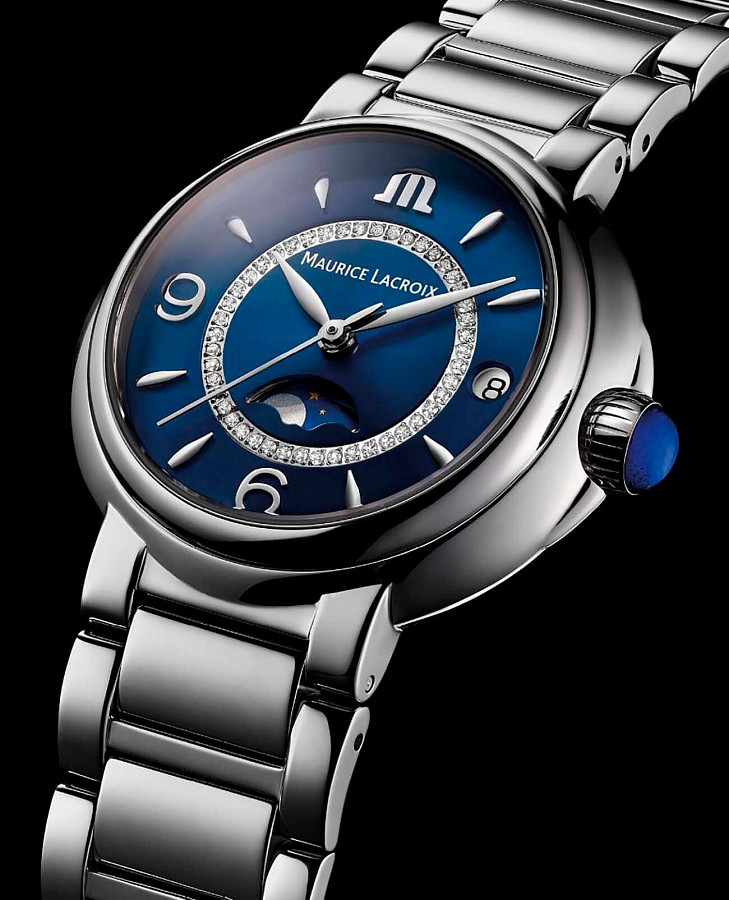 Часы Maurice Lacroix FIABA Date FA1084-SS002-420-1 — кварцевые, металл сталь
