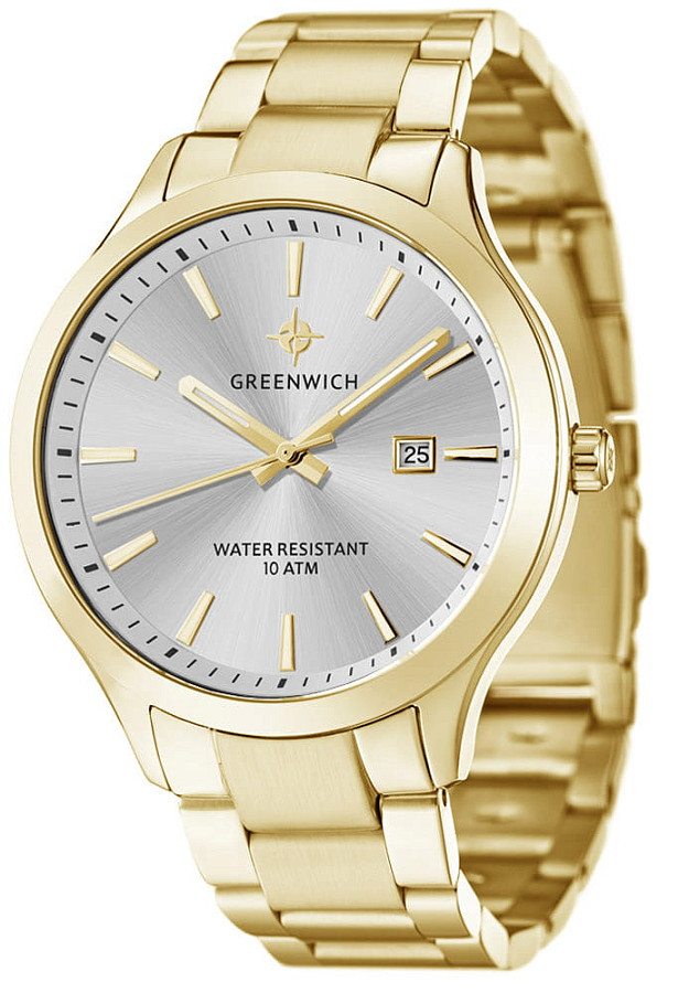 Часы Greenwich helm GW 041.20.33 — кварцевые, металл сталь