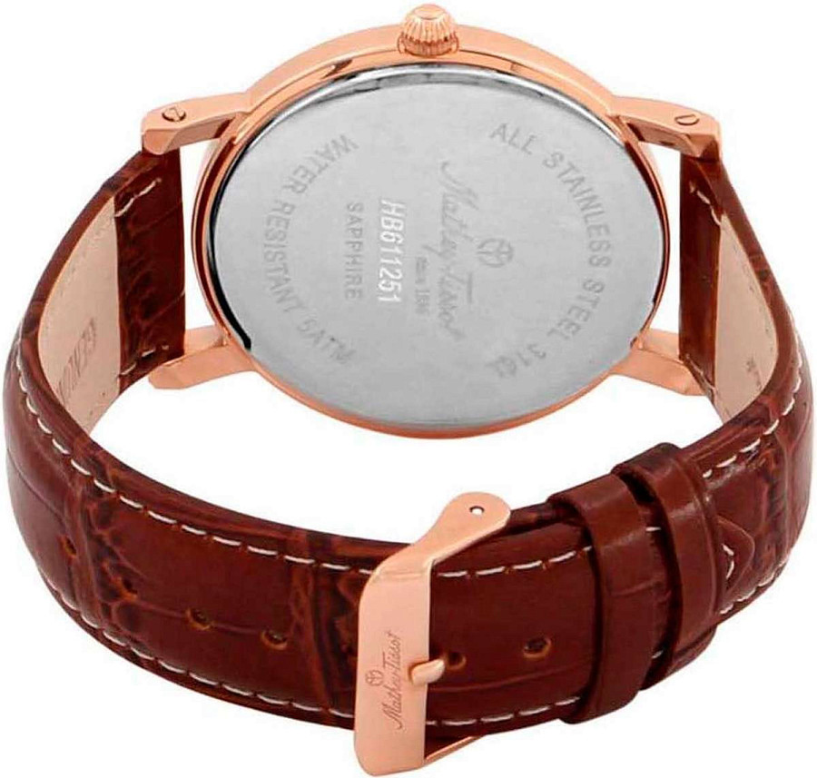 Часы Mathey-Tissot City Leather HB611251PBR — кожаный, мужские