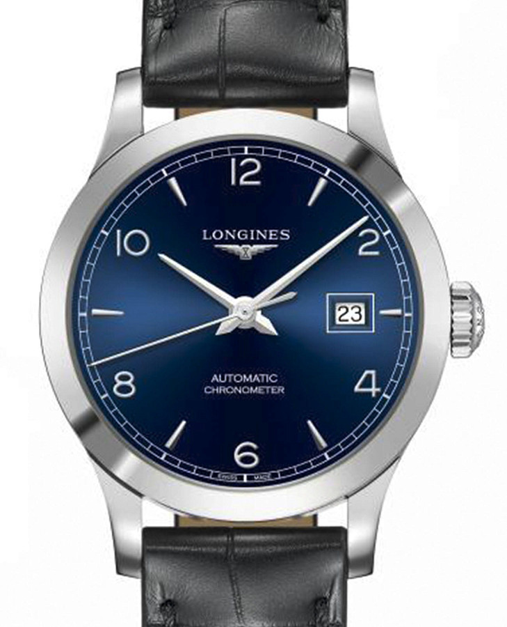 Часы Longines Record Collection L2.321.4.96.2 — механические, металл сталь