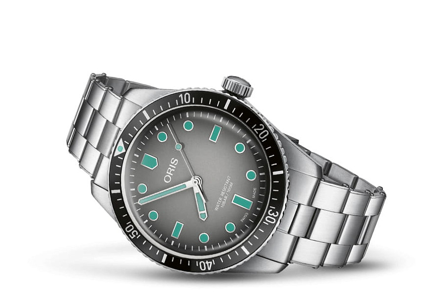 Часы Oris Divers Sixty‑Five 01 733 7707 4053-07 8 20 18 — механические, сталь