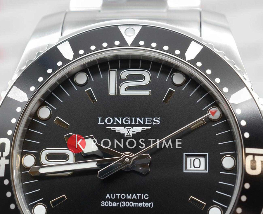 Часы Longines HydroConquest L3.841.4.56.6 — металл сталь алюминий, Швейцария
