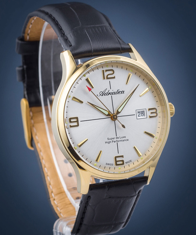 Часы Adriatica Vintage A8331.1253Q — кварцевые, сталь металл