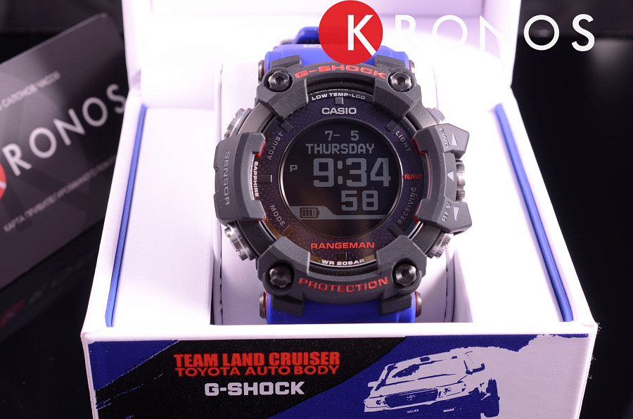 Часы Casio G-Shock GPR-B1000TLC-1D — электронные, сталь пластик