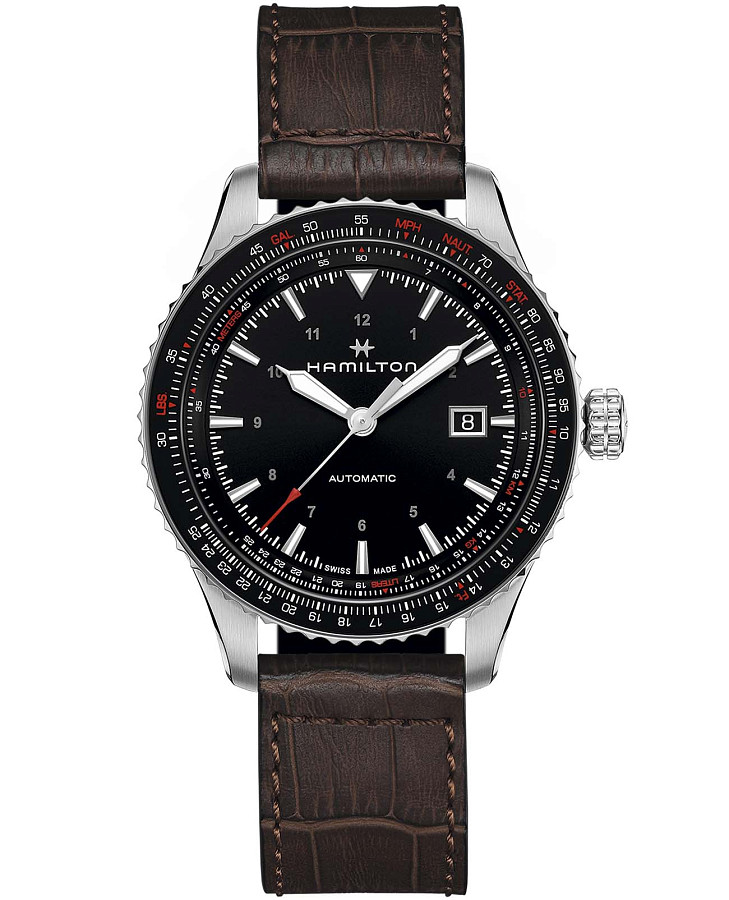 Часы Hamilton Khaki Aviation Converter H76615530 — мужские, черный