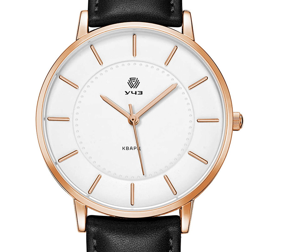 Часы УЧЗ Spectr 1280L-2 — кварцевые, латунь