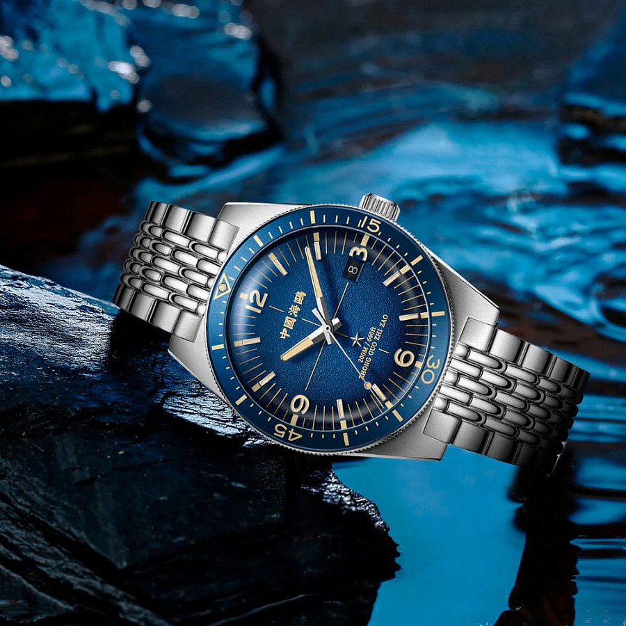 Часы Seagull Ocean Star 816.37.1064 — синий, сталь металл