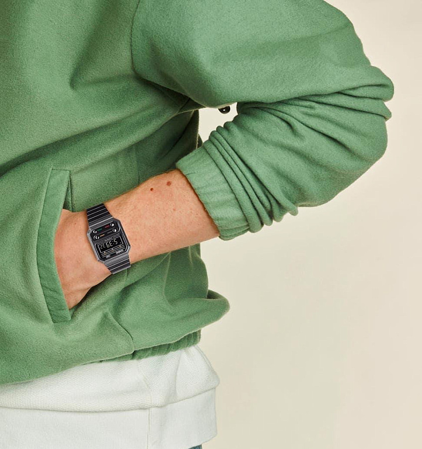 Часы Casio Vintage A100WEGG-1AEF — кварцевые, пластик