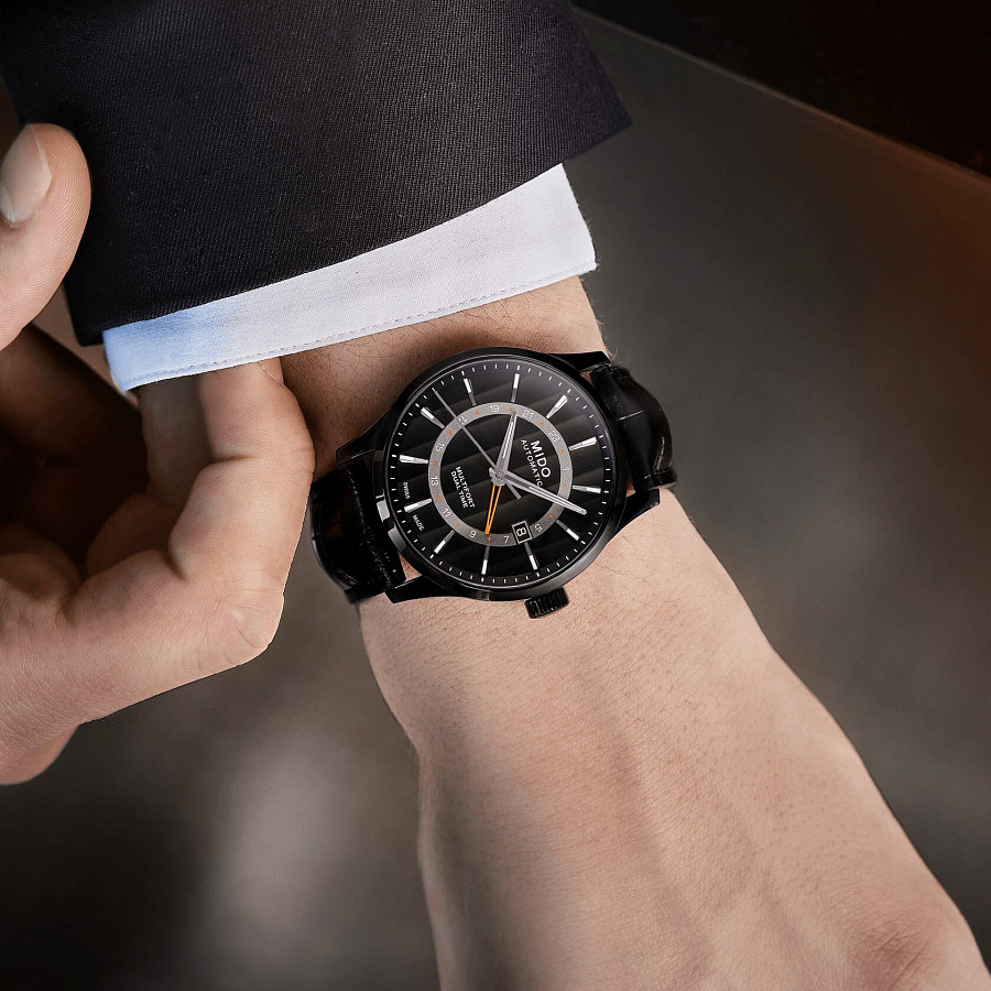 Часы Mido Multifort Dual Time M038.429.36.051.00 — артикул M0384293605100