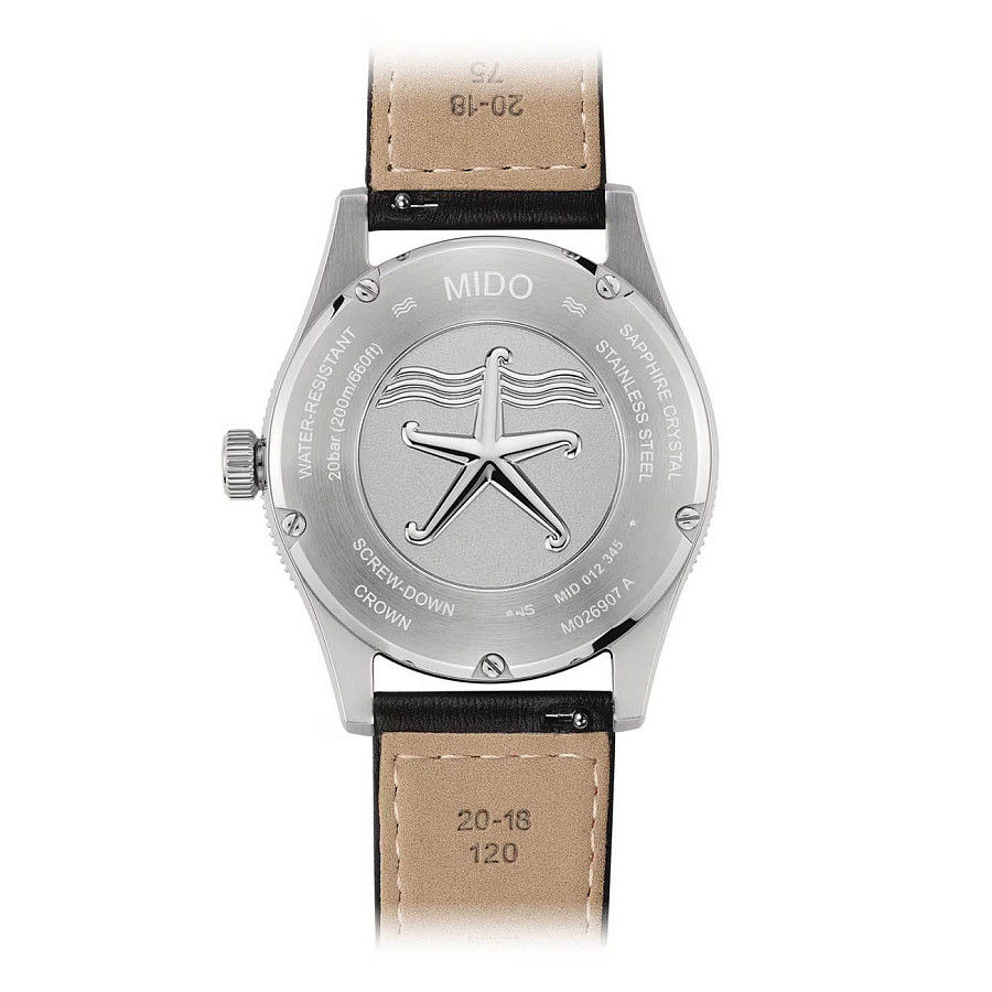 Часы Mido Ocean Star 39 M026.907.17.051.00 — черный, металл сталь