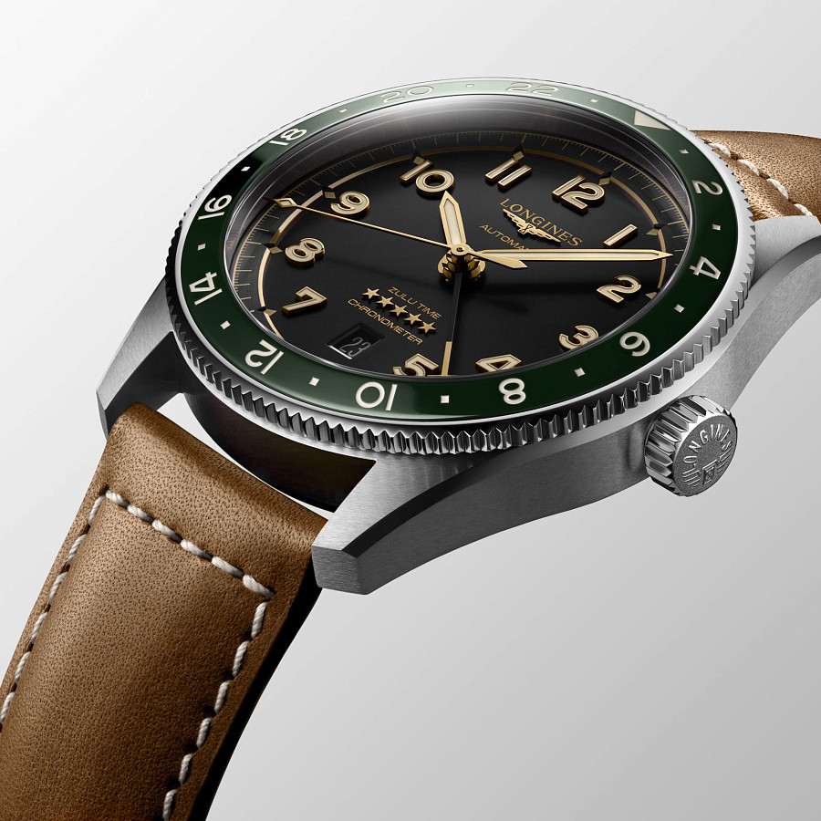Часы Longines Spirit L3.812.4.63.2 — мужские, кожаный