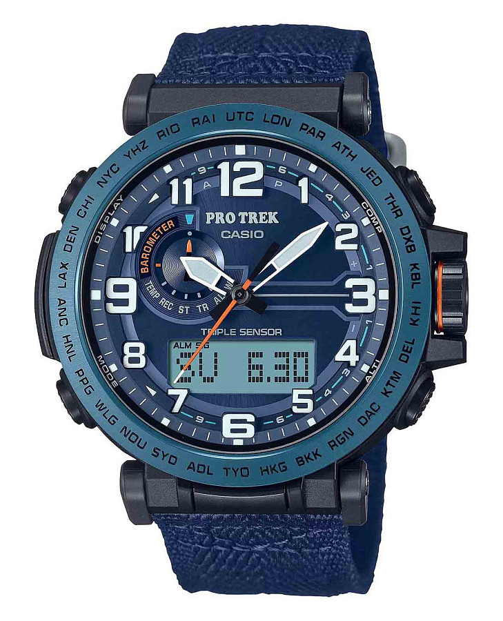 Часы Casio Pro Trek PRG-601YB-2DR (PRG-601YB-2) — мужские, синий