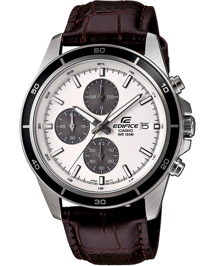 Часы Casio Edifice EFR-526L-7AVUDF (EFR-526L-7A) — мужские, белый