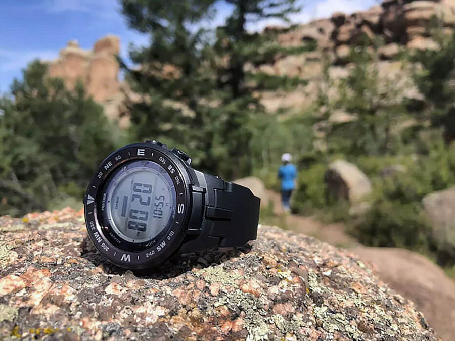 Часы Casio Pro Trek PRG-330-1 — пластик, мужские