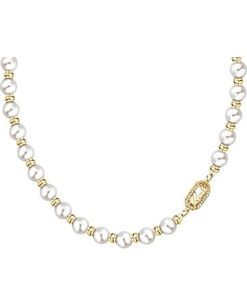 Колье Karl Lagerfeld Pearl KLAYR01 с жемчугом и кристаллами