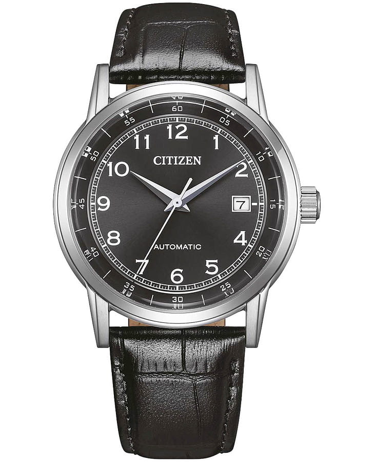 Часы Citizen Automatic NJ0210-05E — мужские, черный