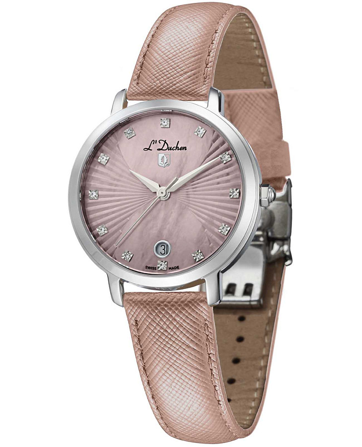 Часы L'Duchen Eternity D 801.15.35 — кварцевые, металл сталь