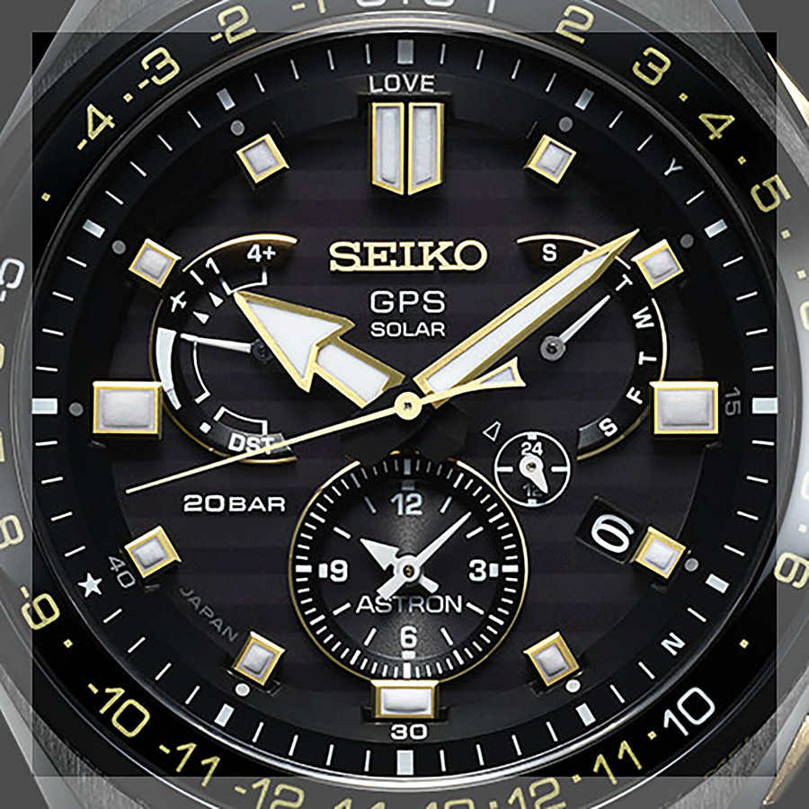 Часы Seiko Astron GPS Solar SSE174J1 — черный, кварцевые