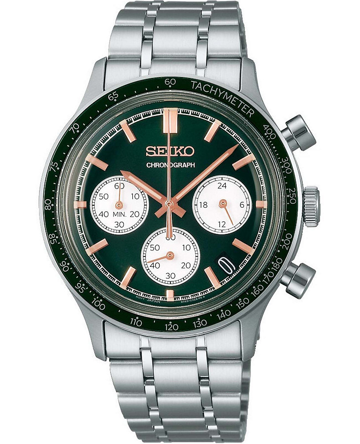 Часы Seiko Discover More SSB481P1 — мужские, зеленый
