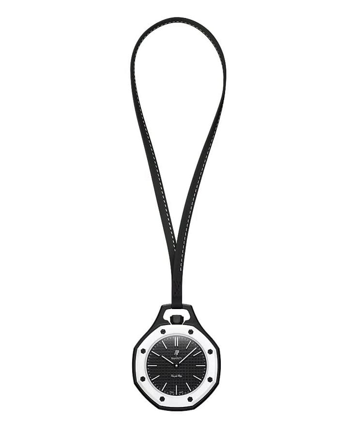 Часы Audemars Piguet x Swatch Royal Pop Ocho Negro SSX03W101N — женские, черный