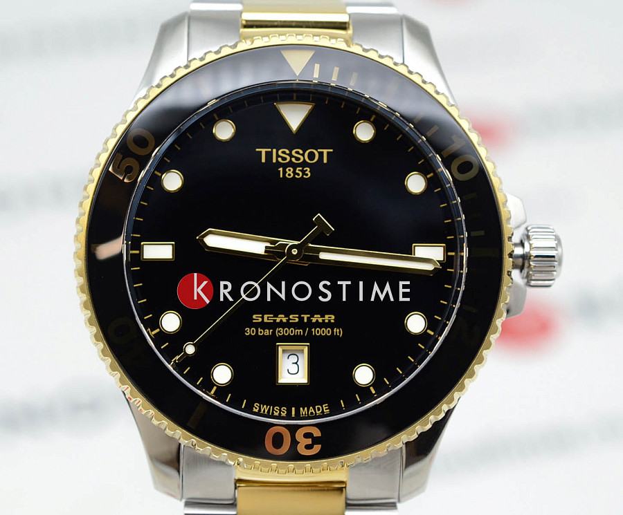 Часы Tissot Seastar 1000 T120.410.22.051.00 — сталь металл, Швейцария