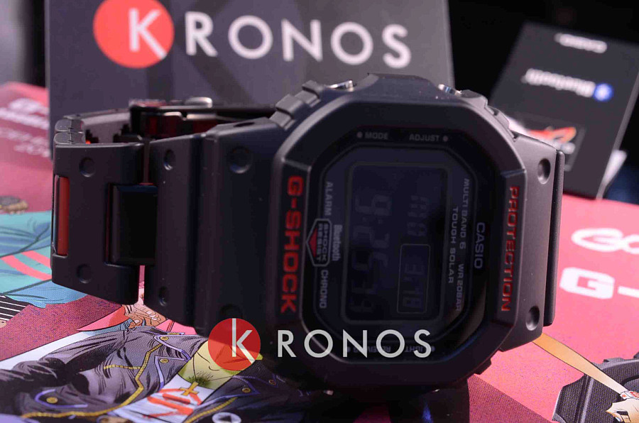 Часы Casio G-Shock GW-B5600HR-1ER — мужские, пластик