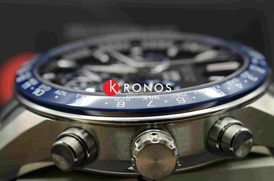 Часы Seiko Astron GPS Solar SSH003J1 — серебристый, титан