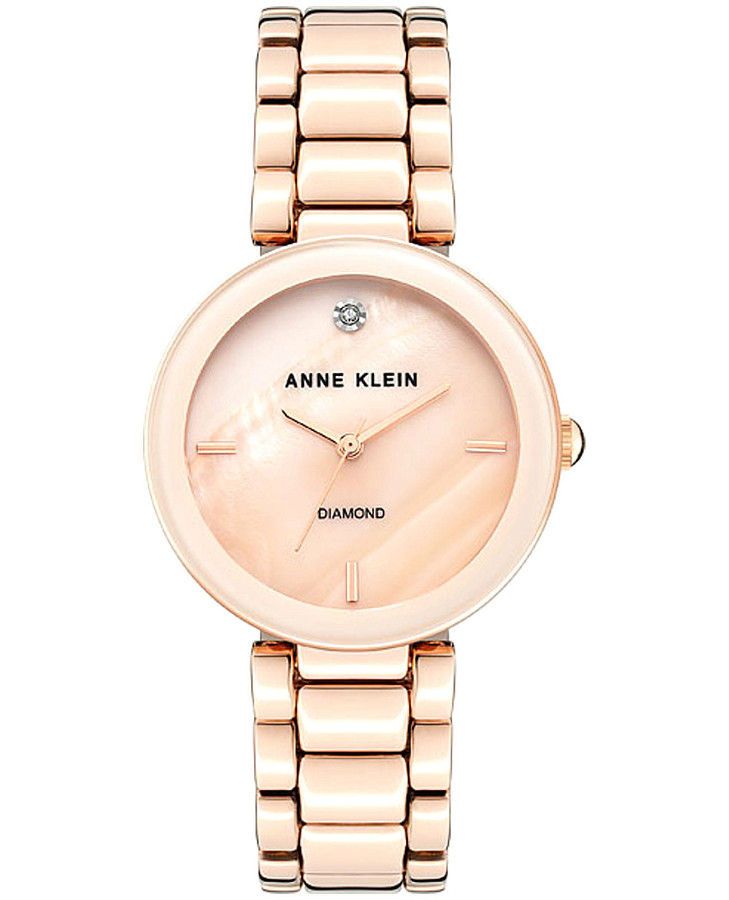 Часы Anne Klein Diamond 1362BMRG — женские, перламутровый