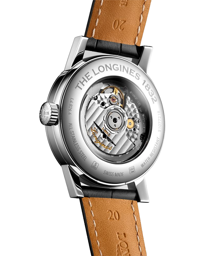 Часы Longines 1832 L4.826.4.52.0 — механические, металл сталь