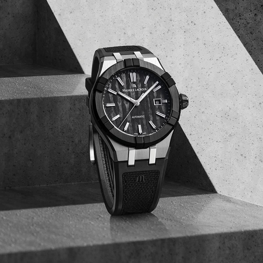 Часы Maurice Lacroix Aikon Automatic 43 mm AC6008-SSL20-330-2 — сталь металл, Швейцария