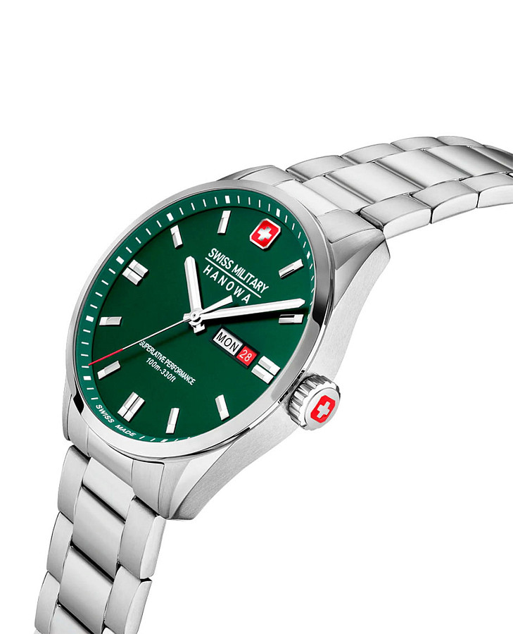 Часы Swiss Military Hanowa Maxed SMWGH0001603 — кварцевые, сталь металл