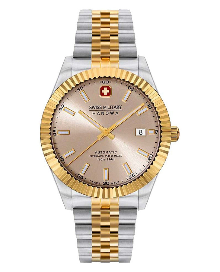 Часы Swiss Military Hanowa Diligenter SMWGL0002160 — мужские, бежевый
