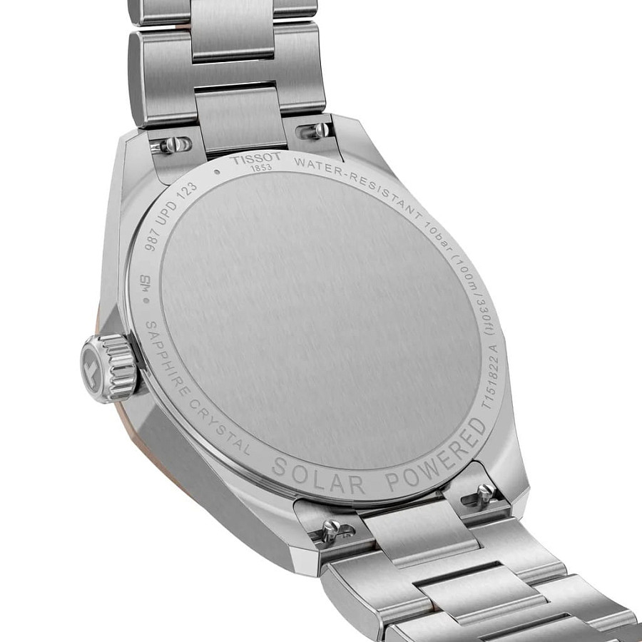 Часы Tissot PRC 100 Solar Quartz 34mm T151.822.22.111.00 — белый, сталь металл
