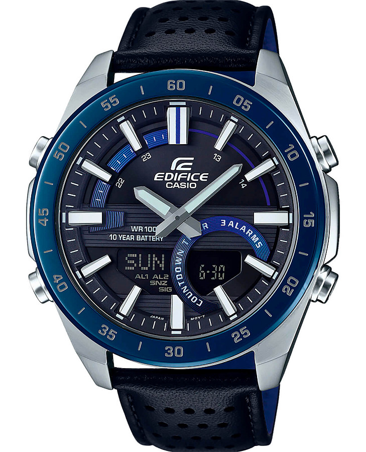 Часы Casio Edifice ERA-120BL-2A — мужские, черный