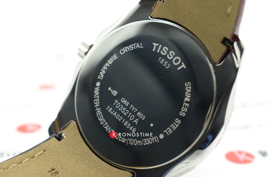 Часы Tissot Couturier Lady T035.210.16.371.01 — кварцевые, Швейцария, женские