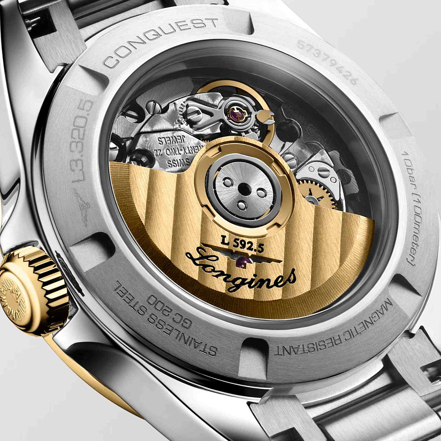 Часы Longines Conquest 30 mm L3.320.5.80.6 — металл сталь, Швейцария