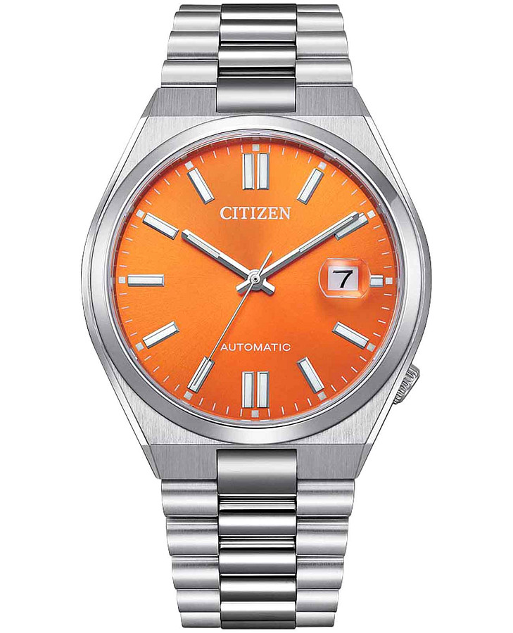 Часы Citizen Tsuyosa NJ0151-88Z — мужские, оранжевый