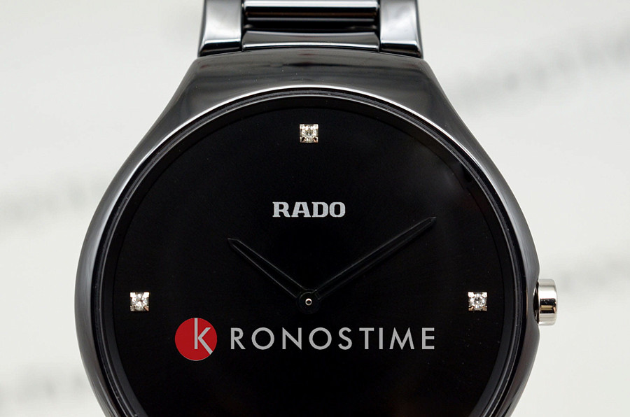 Часы Rado True Thinline Diamonds R27741712 — керамика, Швейцария