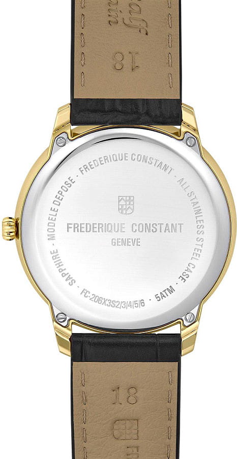 Часы Frederique Constant Classics Moneta Moonphase FC-206S3S5 — кварцевые, Швейцария, мужские
