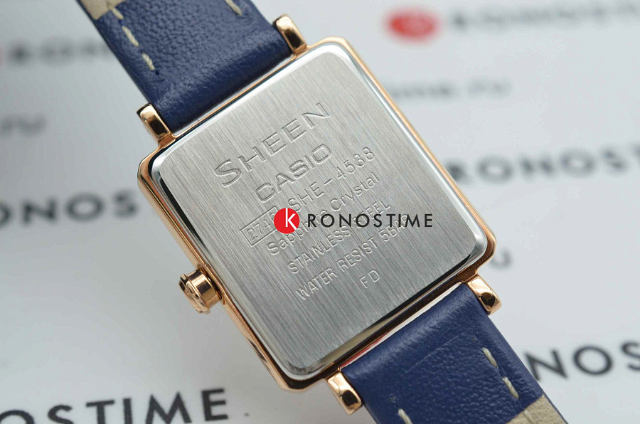 Часы Casio Sheen SHE-4538GL-7AUDF — Япония, кварцевые