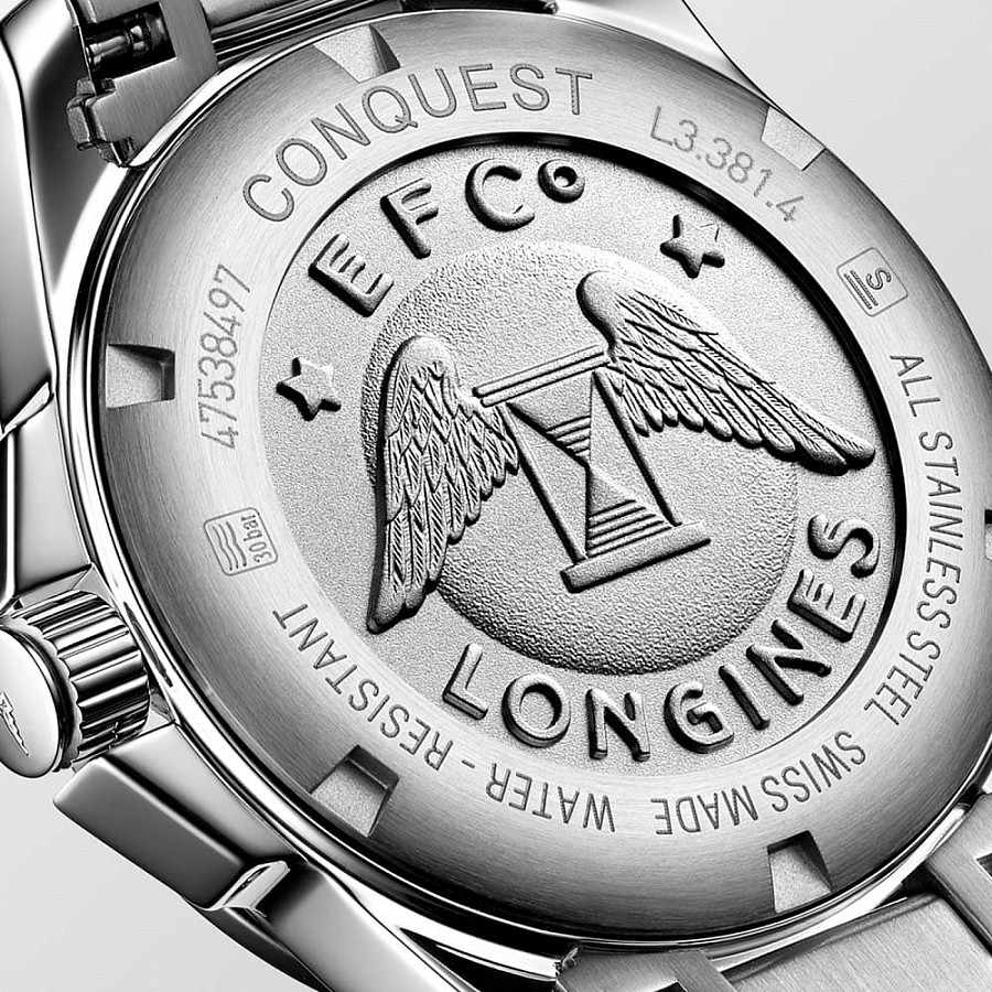 Часы Longines Conquest L3.381.4.97.6 — металл сталь, Швейцария