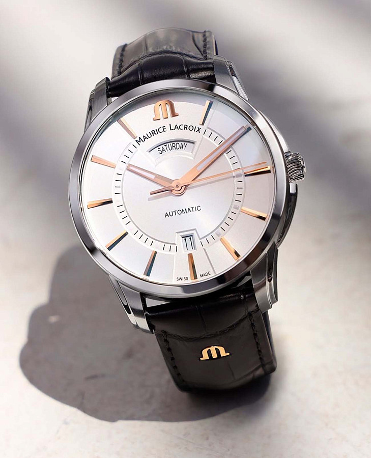 Часы Maurice Lacroix Pontos Day Date PT6358-SS001-23E-2 — Швейцария, механические