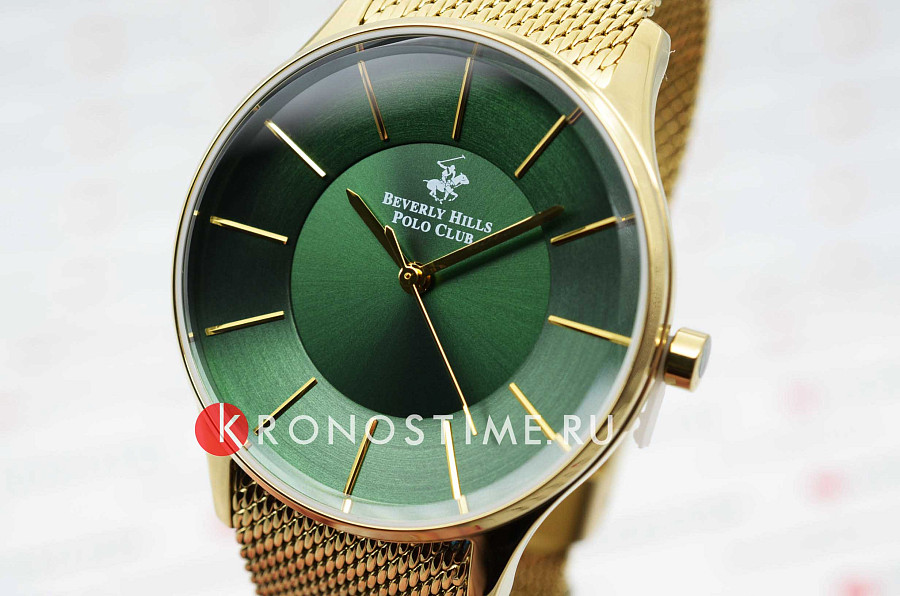 Часы Beverly Hills Polo Club BP3287X.170 — кварцевые, сталь металл