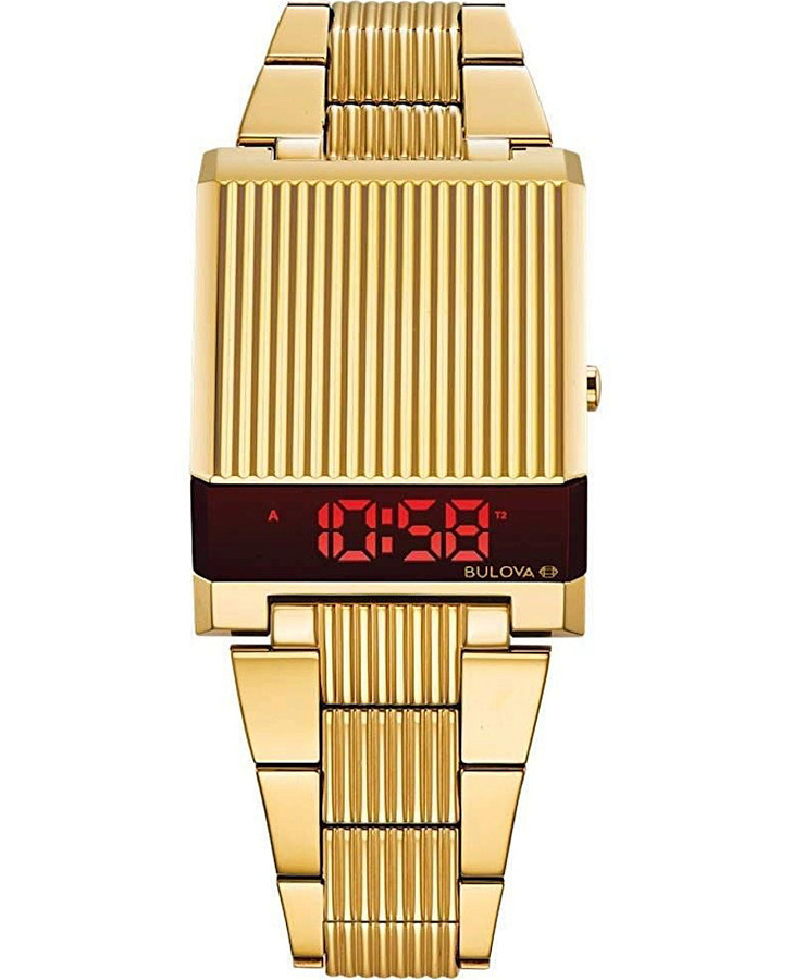 Часы Bulova Computron 97C110 — мужские, красный